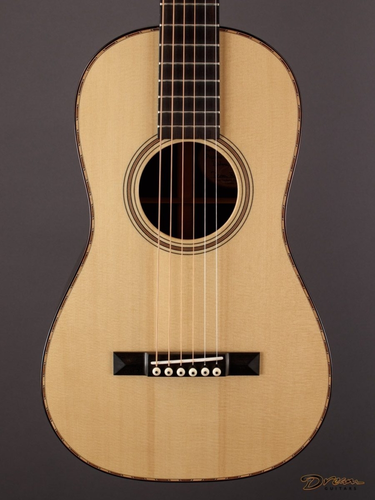 2016 Bourgeois Victorian Piccolo Parlor, Brazilian Rosewood/Adirondack